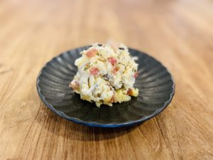 無限おつまみ「ジャーキーとじゃこのおつまみポテト」のレシピ