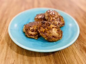 我が家の「５：５味噌入りハンバーグ」のレシピ