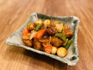 我が家の「豚バラで作るヘルシーな酢豚」のレシピ