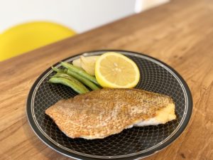 我が家の「パリッと皮も美味しいぷりぷりな鯛のムニエル」のレシピ