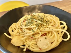 ふわっと香る！「ちょい足し醤油のペペロンチーノ」のレシピ