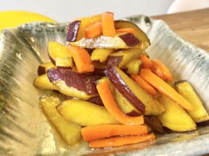 簡単常備菜！「さつまいもと人参のきんぴら」のレシピ