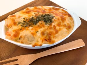 香る海の幸！「ごちそうシーフードドリア」のレシピ